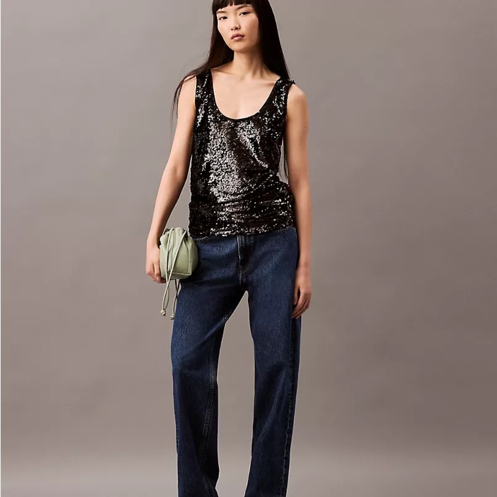 NWT Calvin Klein Sequin Tank